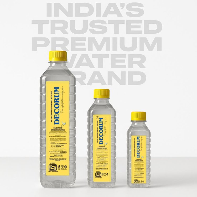 Decorum Beverages: Elevating Hydration, One Premium Drop at a Time.